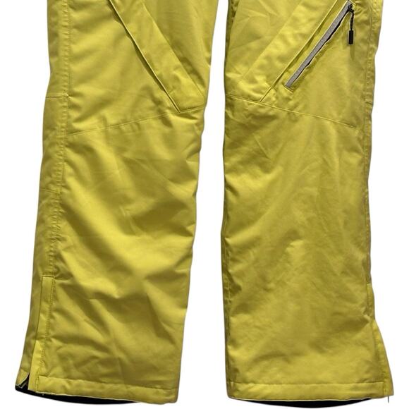 Orage Snow Pants Women’s Waterproof Snowboard Insulated Belted Ski Yellow Sz L - Picture 3 of 16